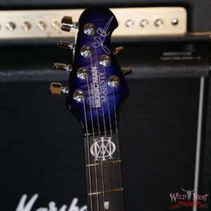 Ernie Ball Music Man Majesty 6 with Piezo Quilt Maple Top Flame Maple Neck Ebony Board Purple Nebula 119 of 150 - Image 7