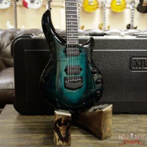 Ernie Ball Music Man Majesty 6 HH Piezo Bridge Ebony Fingerboard Enchanted Forest - Image 7