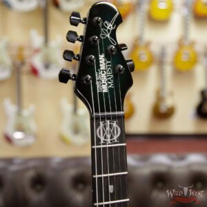 Ernie Ball Music Man Majesty 6 HH Piezo Bridge Ebony Fingerboard Enchanted Forest - Image 6