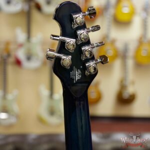 Ernie Ball Music Man Majesty 6 HH Piezo Bridge Ebony Fingerboard Blue Honu - Image 10