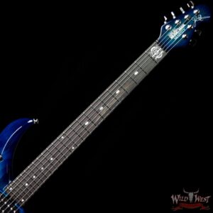 Ernie Ball Music Man Majesty 6 HH Piezo Bridge Ebony Fingerboard Blue Honu - Image 4