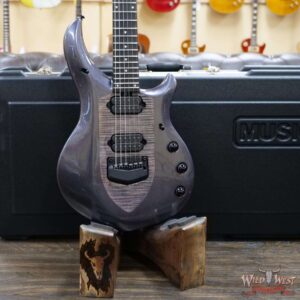 Ernie Ball Music Man Majesty 6 with Piezo Ebony Board Smoked Pearl - Image 7