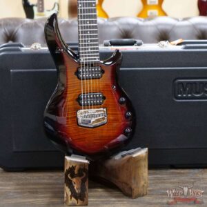 Ernie Ball Music Man Majesty 7-String wiith Piezo Ebony Fingerboard Tiger Eye - Image 7