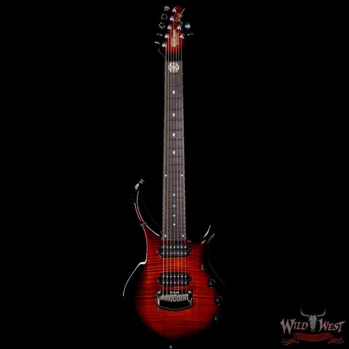 Ernie Ball Music Man Majesty 7-String wiith Piezo Ebony Fingerboard Tiger Eye - Image 2