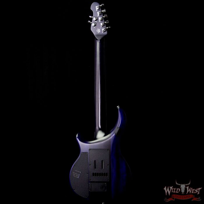 Ernie Ball Music Man John Petrucci Majesty 7 Monarchy Ebony Fingerboard Imperial Blue 7-Sting - Image 6