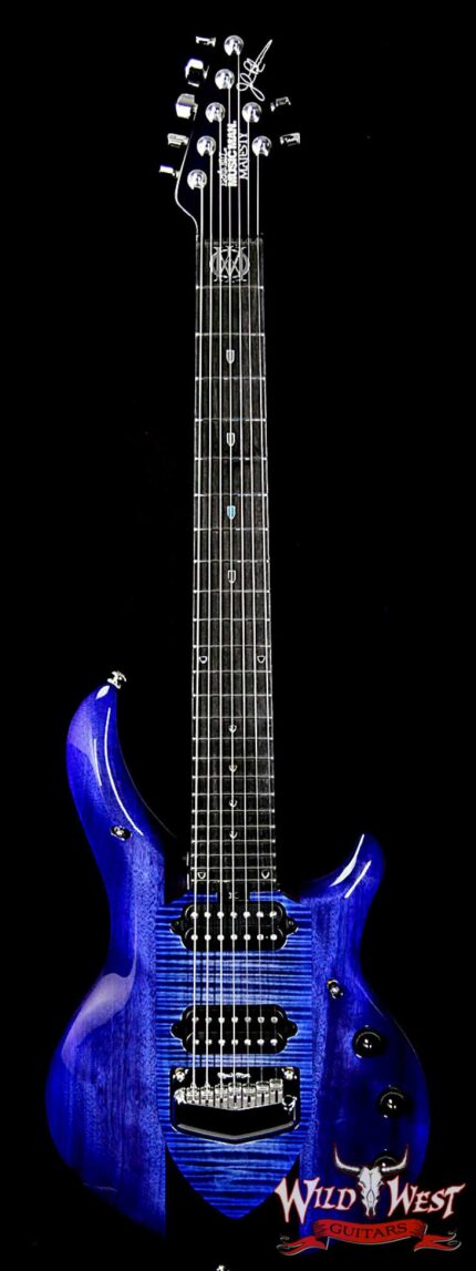 Ernie Ball Music Man John Petrucci Majesty 7 Monarchy Ebony Fingerboard Imperial Blue 7-Sting