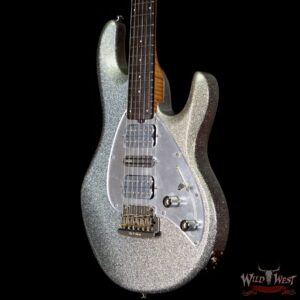 Ernie Ball Music Man BFR Silhouette HSH Silver Flake Sparkle # 67 of 75 - Image 2