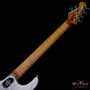 Ernie Ball Music Man BFR Silhouette HSH Silver Flake Sparkle # 67 of 75 - Image 5