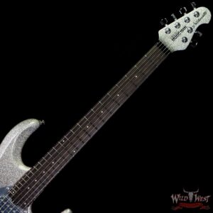Ernie Ball Music Man BFR Silhouette HSH Silver Flake Sparkle # 67 of 75 - Image 4