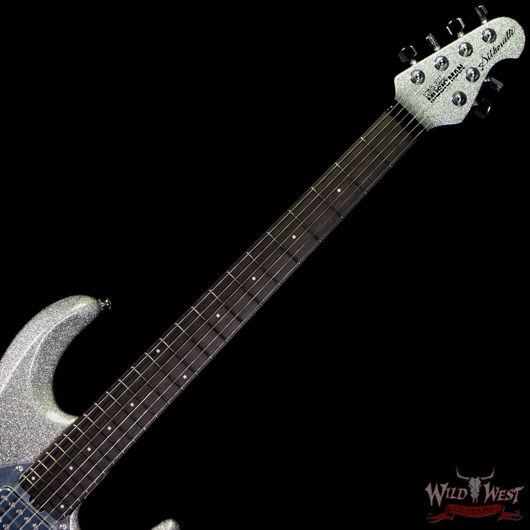 ebmm-silhouette-g98643-nf__wwg.jpg Ernie Ball Music Man BFR Silhouette HSH Silver Flake Sparkle # 67 of 75 - Image 4