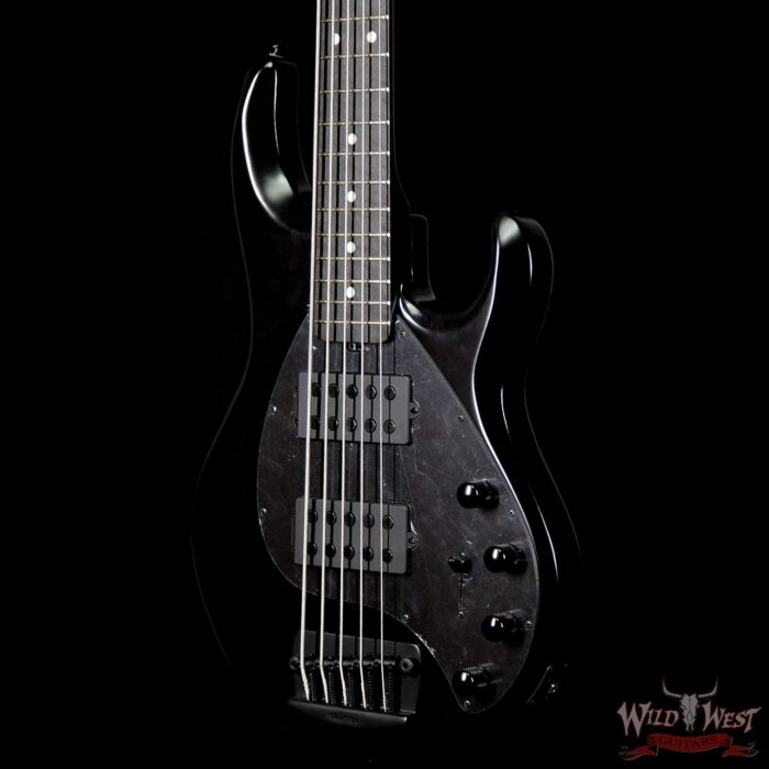 Ernie Ball Music Man StingRay5 HH 5-Sting Bass Stealth Black - Image 2