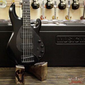 Ernie Ball Music Man StingRay5 HH 5-Sting Bass Stealth Black - Image 7