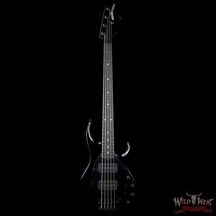 Ernie Ball Music Man StingRay5 HH 5-Sting Bass Stealth Black - Image 3
