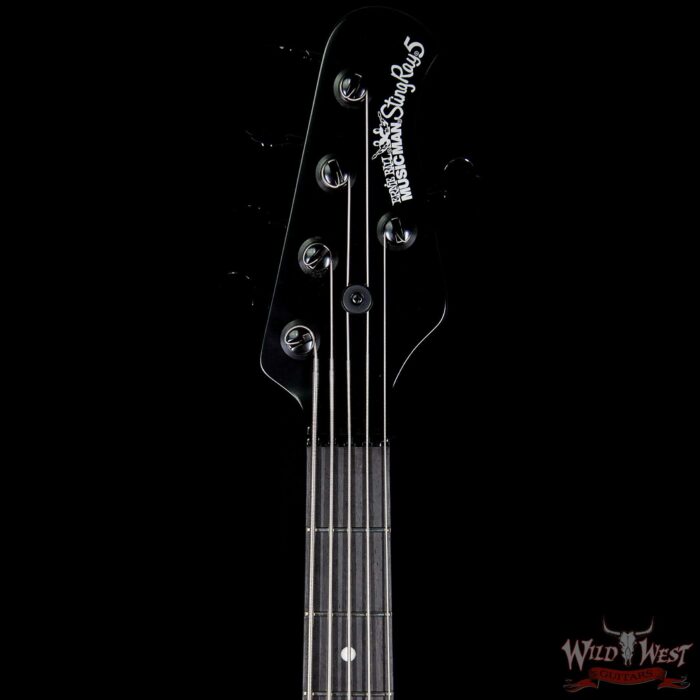 Ernie Ball Music Man StingRay5 HH 5-Sting Bass Stealth Black - Image 4