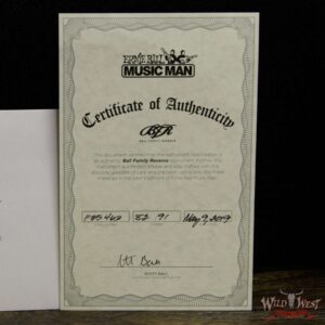 Ernie Ball Music Man BFR StingRay 5 HH Bass Quilt Maple Top Roasted Birdseye Maple Neck Translucent Orange # 82 of 91 - Image 12