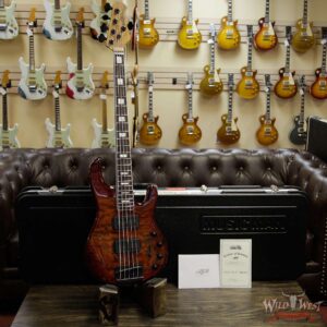 Ernie Ball Music Man BFR StingRay 5 HH Bass Quilt Maple Top Roasted Birdseye Maple Neck Translucent Orange # 82 of 91 - Image 8