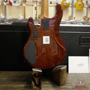 Ernie Ball Music Man BFR StingRay 5 HH Bass Quilt Maple Top Roasted Birdseye Maple Neck Translucent Orange # 82 of 91 - Image 11