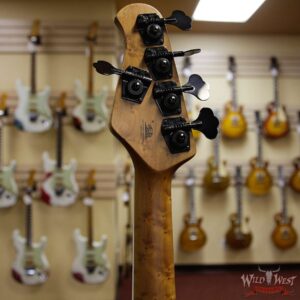 Ernie Ball Music Man BFR StingRay 5 HH Bass Quilt Maple Top Roasted Birdseye Maple Neck Translucent Orange # 82 of 91 - Image 6