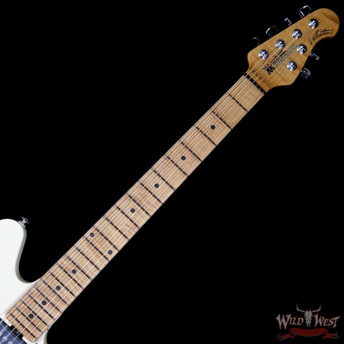 Ernie Ball Music Man Valentine HH Roasted Maple Neck Trans Buttermilk - PreOwned - Image 9