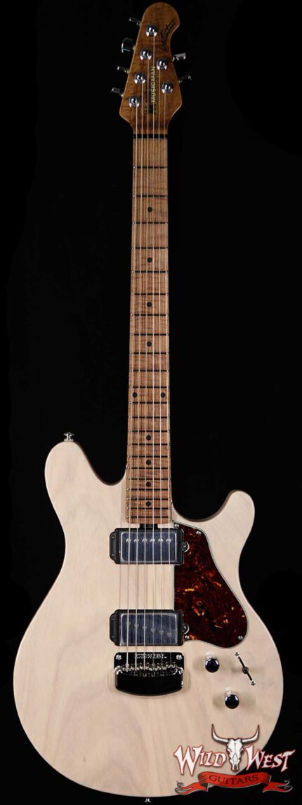 Ernie Ball Music Man Valentine HS Ash Body Roasted Maple Neck Trans Buttermilk
