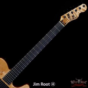 Jim Root Collection Custom Built 2018 EMAN Spalted Maple Top Tele the"Angry Face” - Image 4