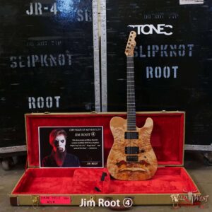 Jim Root Collection Custom Built 2018 EMAN Spalted Maple Top Tele the"Angry Face” - Image 6