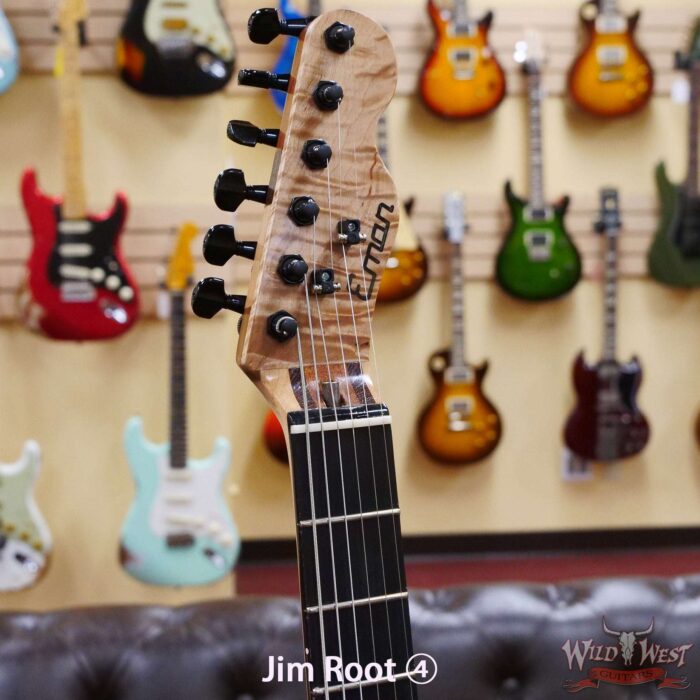 Jim Root Collection Custom Built 2018 EMAN Spalted Maple Top Tele the"Angry Face” - Image 7