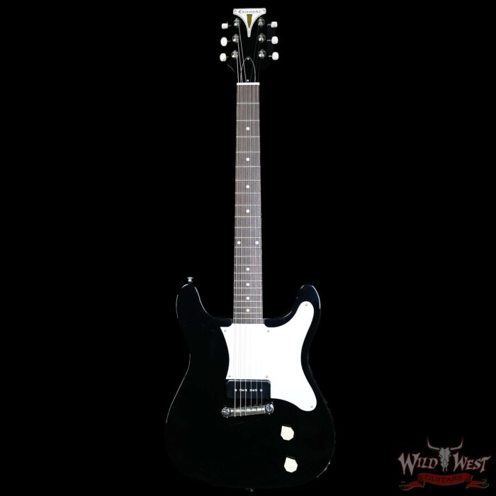 Epiphone Coronet (USA Collection) Mahogany Body&Neck P-90 Soapbar Pickup Ebony Black 6.15 LBS - Image 3