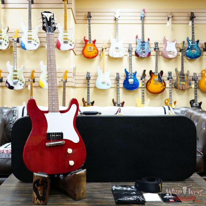 Epiphone Coronet (USA Collection) Mahogany Body&Neck P-90 Soapbar Pickup Vintage Cherry 6.35 LBS - Image 5