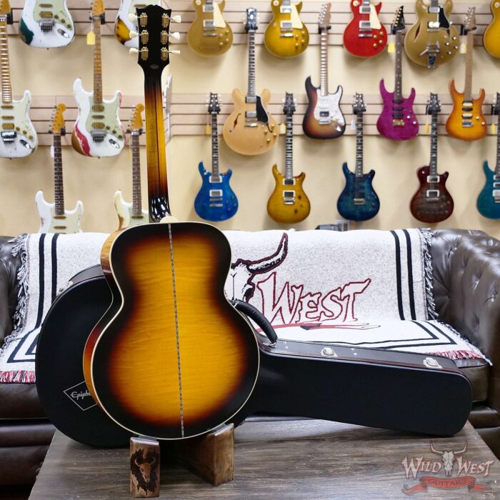 Epiphone Inspired by Gibson Custom 1957 SJ-200 Vintage Sunburst 5.45 LBS - Image 9