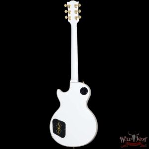 Epiphone Inspired by Gibson Custom Les Paul Custom Alpine White Ebony Fingerboard Gibson USA Pickups 8.90 LBS - Image 3