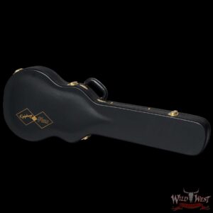 Epiphone Inspired by Gibson Custom Les Paul Custom Alpine White Ebony Fingerboard Gibson USA Pickups 8.90 LBS - Image 5