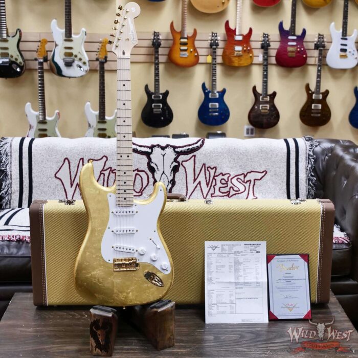 Fender Custom Shop Todd Krause Masterbuilt Eric Clapton Signature Stratocaster NOS Gold Leaf 8.00 lbs - Image 6