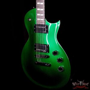 ESP USA 2019 NAMM Eclipse EMG Pickups Ebony Fingerboard Candy Apple Green Metallic - Image 2