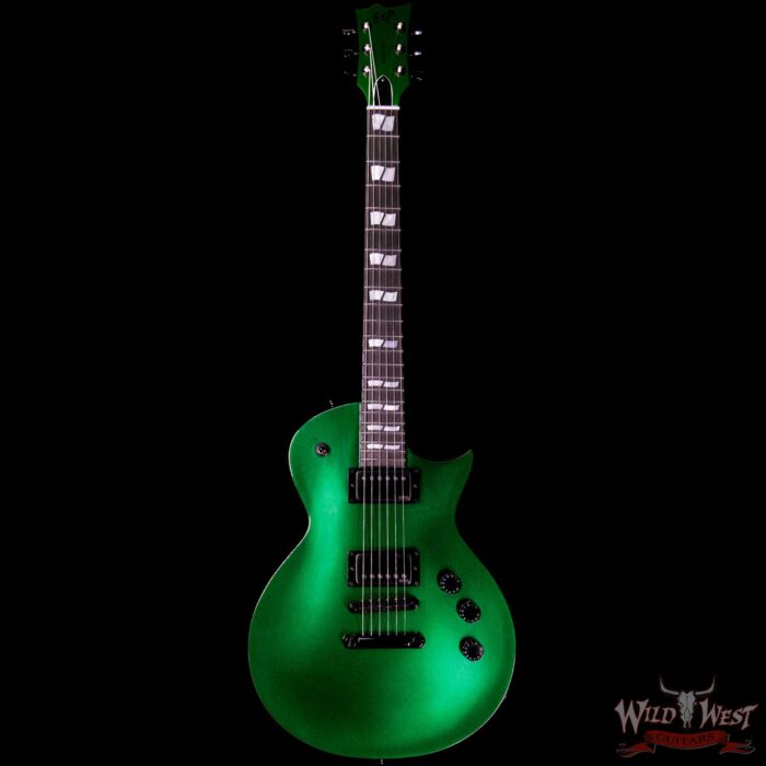 ESP USA 2019 NAMM Eclipse EMG Pickups Ebony Fingerboard Candy Apple Green Metallic - Image 4