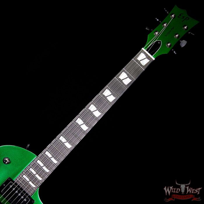 ESP USA 2019 NAMM Eclipse EMG Pickups Ebony Fingerboard Candy Apple Green Metallic - Image 7