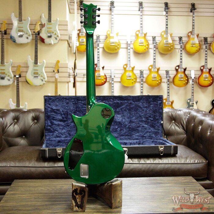 ESP USA 2019 NAMM Eclipse EMG Pickups Ebony Fingerboard Candy Apple Green Metallic - Image 13