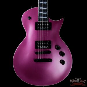 ESP USA Eclipse Hardtail Ebony Fretboard Seymour Duncan Pickups Magenta Pearl Satin - Image 2
