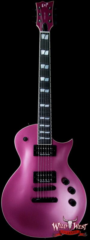ESP USA Eclipse Hardtail Ebony Fretboard Seymour Duncan Pickups Magenta Pearl Satin
