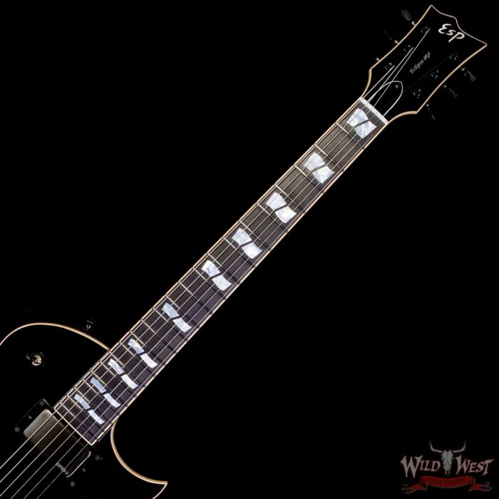 ESP USA Eclipse EMG 85x / 81x Pickups Sapphire Black Metallic 9.35 LBS - Image 4