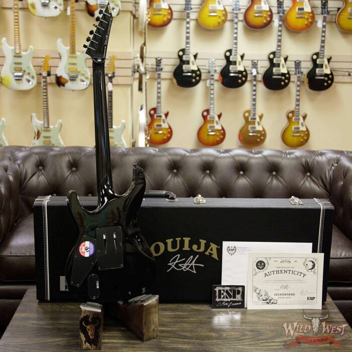 ESP LTD Kirk Hammett Signature KH Ouija EMG HH Floyd Rose Quilted Maple Top Natural 1 of 666 Limited - Image 10