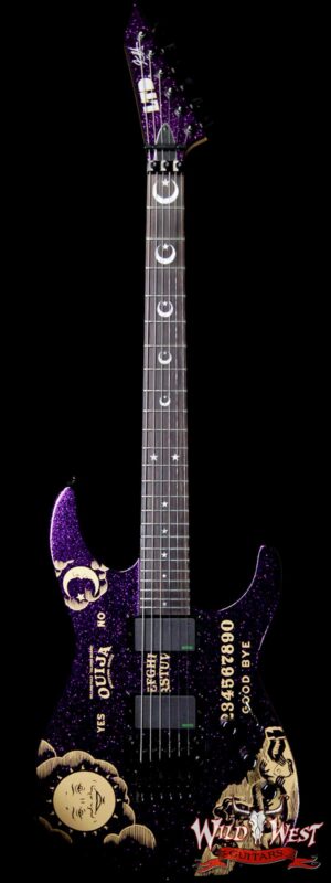 ESP LTD Limited Edition Kirk Hammett Signature KH Ouija Purple Sparkle # 002 of 500