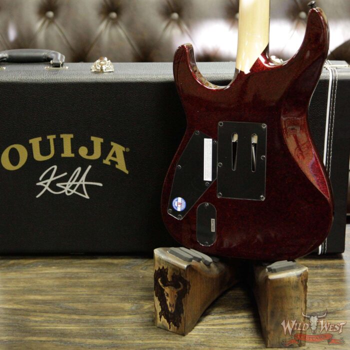 ESP LTD Limited Edition Kirk Hammett Signature KH Ouija Red Sparkle # 265 of 500 - Image 9