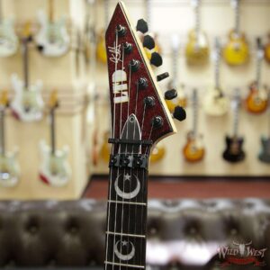 ESP LTD Limited Edition Kirk Hammett Signature KH Ouija Red Sparkle # 265 of 500 - Image 5