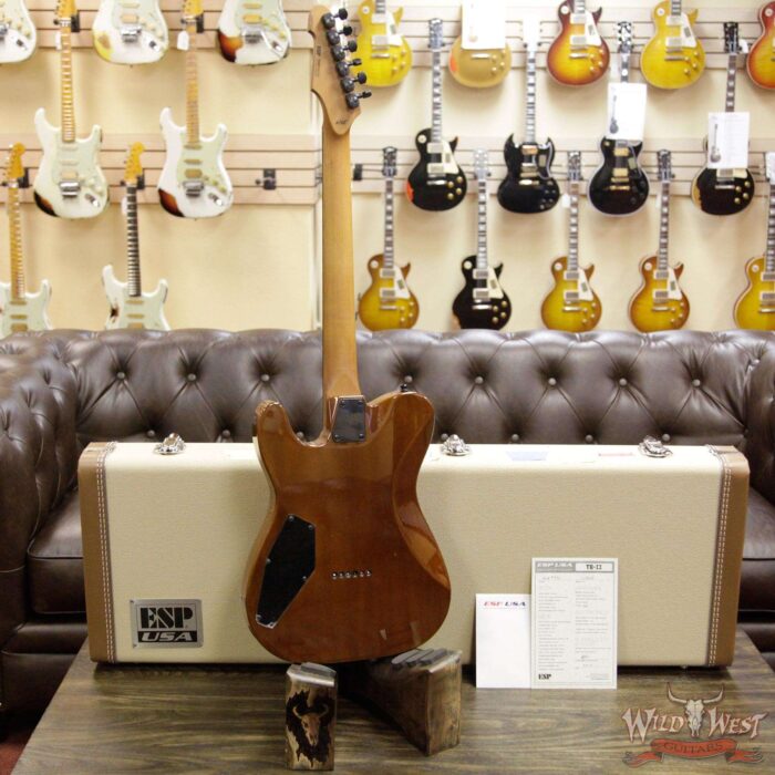 ESP USA Limited Edition 6 of 25 TE-II Hardtail Koa Top with Ebony Fretboard Natural - Image 15
