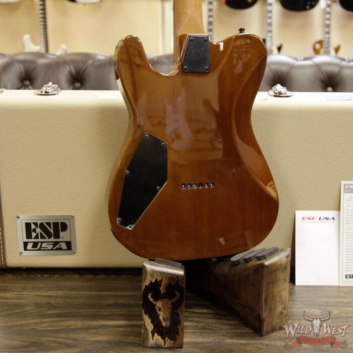 ESP USA Limited Edition 6 of 25 TE-II Hardtail Koa Top with Ebony Fretboard Natural - Image 16