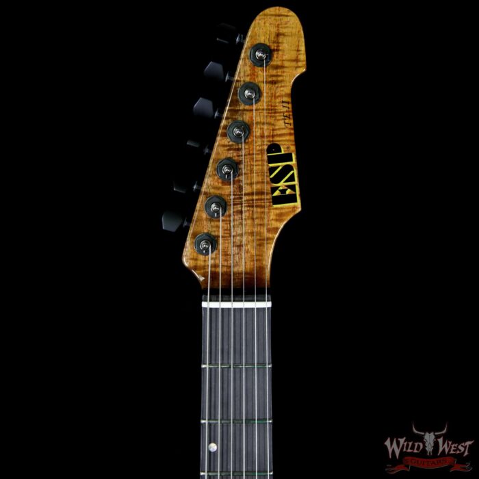 ESP USA Limited Edition 6 of 25 TE-II Hardtail Koa Top with Ebony Fretboard Natural - Image 8