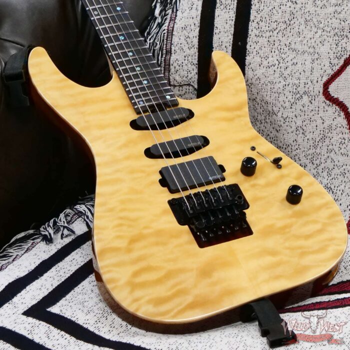 Jim Root Collection 2019 ESP USA M-III Quilted Maple Top Vintage Natural 7.90 LBS - Image 8
