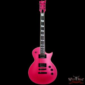 ESP USA Eclipse Seymour Duncan Alnico II Pro Set Ebony Fingerboard Satin Magenta Pearl - Image 3