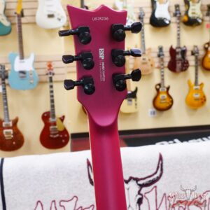 ESP USA Eclipse Seymour Duncan Alnico II Pro Set Ebony Fingerboard Satin Magenta Pearl - Image 9